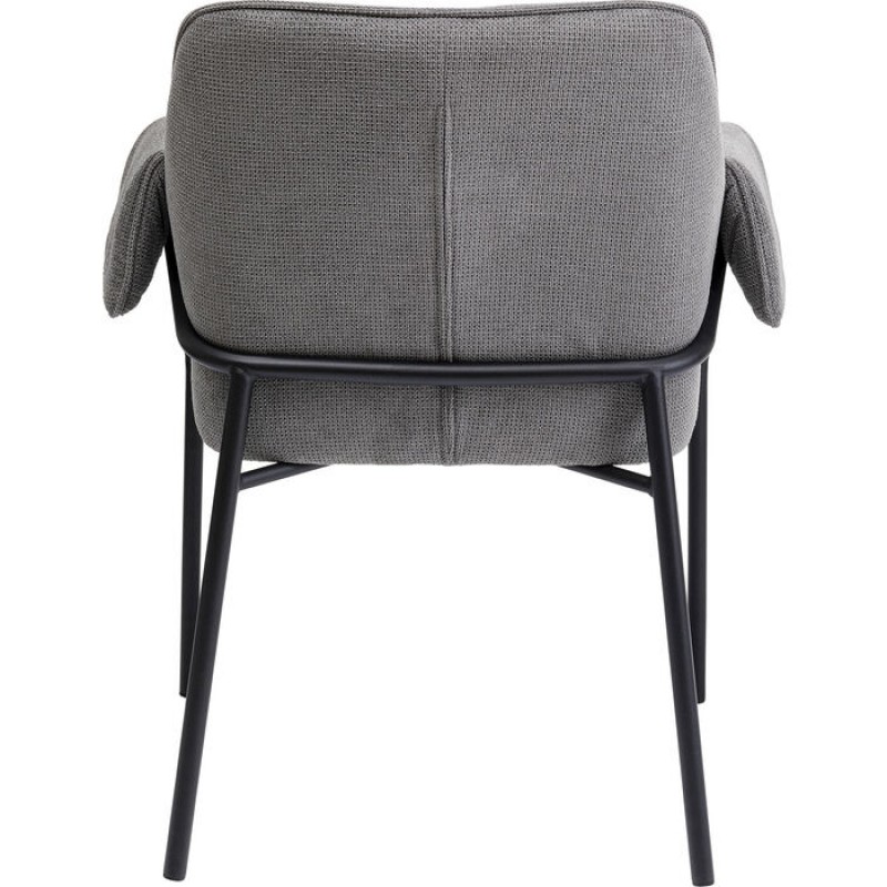 Chair with Armrest Bess Grey